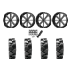 Quadboss QBT680 33x9.5-18 Tires on MSA M54 Spark Gloss Black Wheels Quadboss QBT680 33x9.5-18 Tires on MSA M54 Spark Gloss Black Wheels
