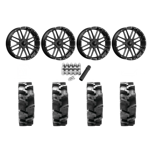 Quadboss QBT680 40x9.5-20 Tires on MSA M35 Bandit Wheels