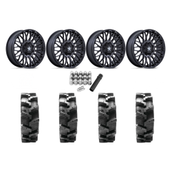 Quadboss QBT680 38x9.5-20 Tires on MSA M50 Clubber Matte Black DDT Wheels Quadboss QBT680 38x9.5-20 Tires on MSA M50 Clubber Matte Black DDT Wheels