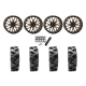Quadboss QBT680 33x9.5-18 Tires on ST-3 Bronze Wheels