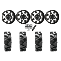 Quadboss QBT680 40x9.5-24 Tires on ST-7 Gloss Black (24x9) Wheels Quadboss QBT680 40x9.5-24 Tires on ST-7 Gloss Black (24x9) Wheels