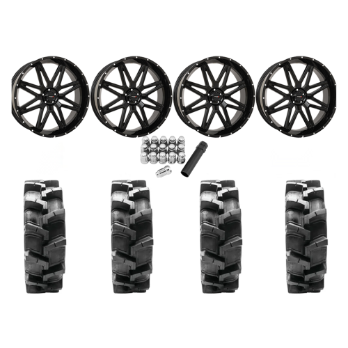Quadboss QBT680 40x9.5-24 Tires on ST-7 Gloss Black (24x9) Wheels Quadboss QBT680 40x9.5-24 Tires on ST-7 Gloss Black (24x9) Wheels