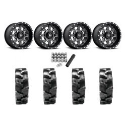 Quadboss QBT680 29x9.5-14 Tires on Fuel Maverick Wheels Quadboss QBT680 29x9.5-14 Tires on Fuel Maverick Wheels