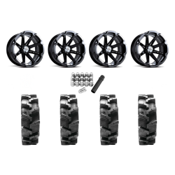 Quadboss QBT680 29x9.5-14 Tires on MSA M12 Diesel Wheels Quadboss QBT680 29x9.5-14 Tires on MSA M12 Diesel Wheels