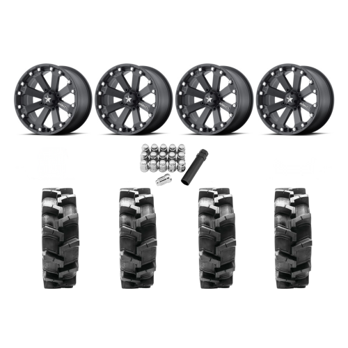 Quadboss QBT680 29x9.5-14 Tires on MSA M20 Kore Wheels Quadboss QBT680 29x9.5-14 Tires on MSA M20 Kore Wheels