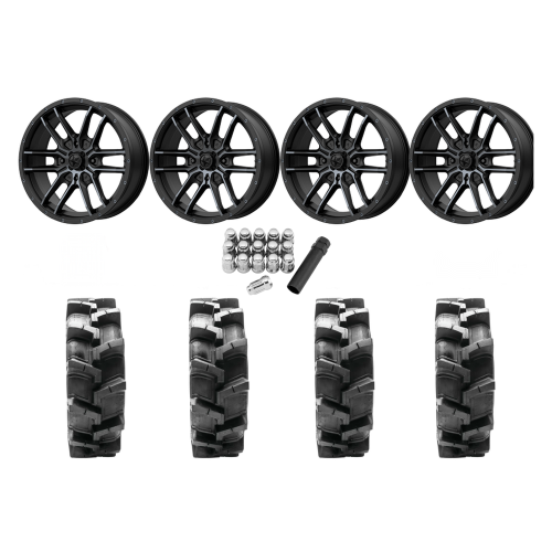 Quadboss QBT680 29x9.5-14 Tires on MSA M43 Fang Wheels
