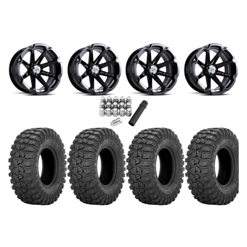 Sedona Rock-A-Billy 30x10-14 Tires on MSA M12 Diesel Wheels Sedona Rock-A-Billy 30x10-14 Tires on MSA M12 Diesel Wheels