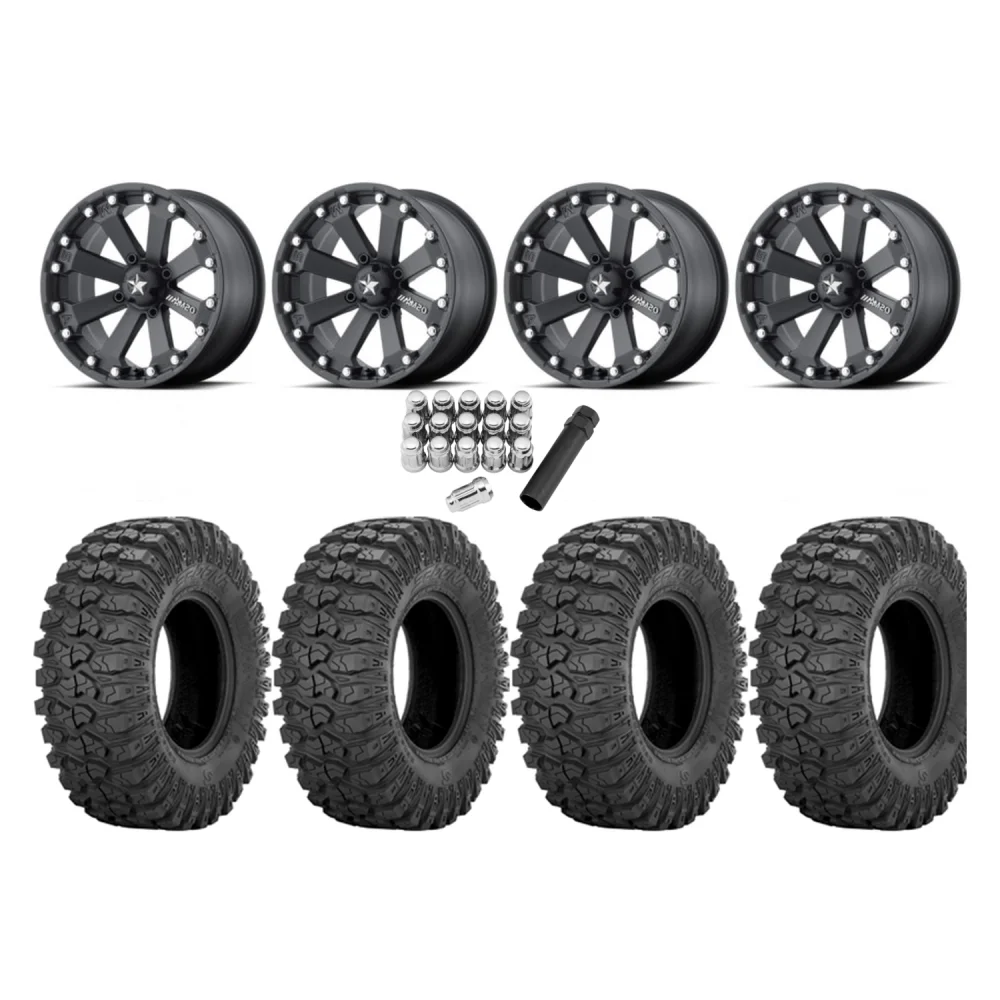 Sedona Rock-A-Billy 30x10-14 Tires on MSA M20 Kore Wheels, complete kit