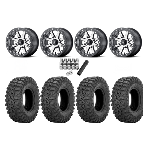 Sedona Rock-A-Billy 28x10-14 Tires on MSA M21 Lok Beadlock Wheels