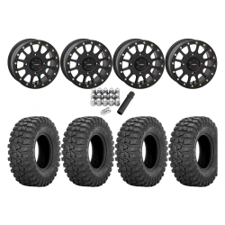 Sedona Rock-A-Billy 32x10-15 Tires on SB-5 Matte Black Beadlock Wheels Sedona Rock-A-Billy 32x10-15 Tires on SB-5 Matte Black Beadlock Wheels