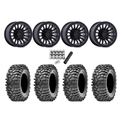 Maxxis Roxxzilla ML7 (Competition Compound) 32x10-15 Tires on Fuel Rincon Blackout Beadlock Wheels Maxxis Roxxzilla ML7 (Competition Compound) 32x10-15 Tires on Fuel Rincon Blackout Beadlock Wheels
