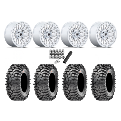 Maxxis Roxxzilla ML7 (Competition Compound) 35x10-15 Tires on Fuel Rincon Machined Beadlock Wheels Maxxis Roxxzilla ML7 (Competition Compound) 35x10-15 Tires on Fuel Rincon Machined Beadlock Wheels