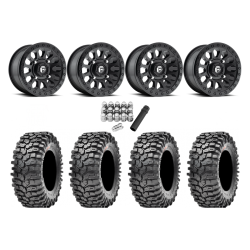 Maxxis Roxxzilla ML7 (Competition Compound) 32x10-15 Tires on Fuel Vector Matte Black Wheels Maxxis Roxxzilla ML7 (Competition Compound) 32x10-15 Tires on Fuel Vector Matte Black Wheels