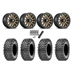 Maxxis Roxxzilla ML7 (Competition Compound) 32x10-15 Tires on Fuel Vector Matte Bronze Wheels Maxxis Roxxzilla ML7 (Competition Compound) 32x10-15 Tires on Fuel Vector Matte Bronze Wheels