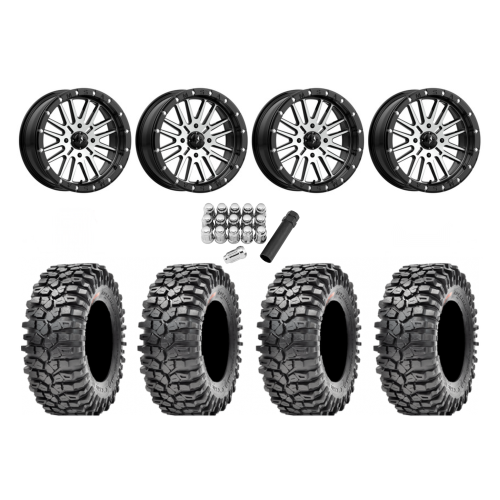 Maxxis Roxxzilla ML7 (Competition Compound) 32x10-15 Tires on MSA M38 Brute Wheels Maxxis Roxxzilla ML7 (Competition Compound) 32x10-15 Tires on MSA M38 Brute Wheels