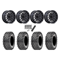 Maxxis Roxxzilla ML7 (Competition Compound) 35x10-15 Tires on MSA M49 Creed Matte Black Wheels Maxxis Roxxzilla ML7 (Competition Compound) 35x10-15 Tires on MSA M49 Creed Matte Black Wheels