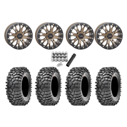 Maxxis Roxxzilla ML7 (Standard Compound) 30x10-14 Tires on ST-3 Bronze Wheels