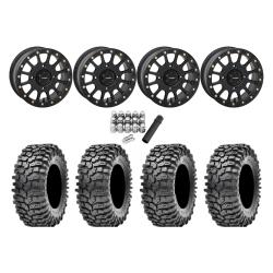 Maxxis Roxxzilla ML7 (Competition Compound) 35x10-15 Tires on SB-5 Matte Black Beadlock Wheels