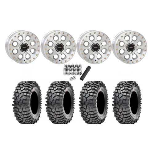 Maxxis Roxxzilla ML7 (Standard Compound) 32x10-15 Tires on SB-7 Machined Beadlock Wheels