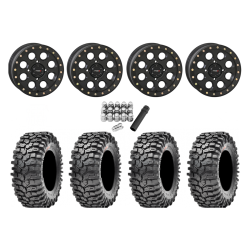 Maxxis Roxxzilla ML7 (Competition Compound) 32x10-15 Tires on SB-7 Matte Black Beadlock Wheels