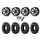 BKT TR 171 33x9.5-16 Tires on MSA M20 Kore Wheels