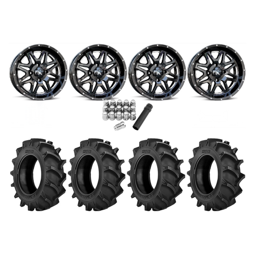 BKT TR 171 33x9.5-16 Tires on MSA M26 Vibe Wheels