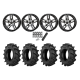 BKT TR 171 37x8.3-22 Tires on Frontline 505 Machined Wheels