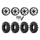 BKT TR 171 37x9.5-20 Tires on Frontline 556 Gloss Black Wheels