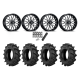 BKT TR 171 37x9.5-20 Tires on ITP Hurricane Machined Wheels