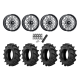 BKT TR 171 37x9.5-20 Tires on ITP Momentum Gloss Black Milled Wheels