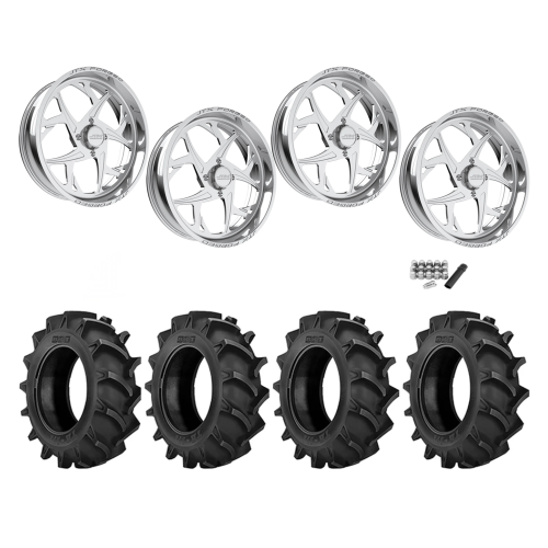 BKT TR 171 40x8.3-24 Tires on JTX Forged Bio Polished Wheels BKT TR 171 40x8.3-24 Tires on JTX Forged Bio Polished Wheels