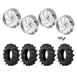 BKT TR 171 46x12.4-24 Tires on JTX Forged Orbit Polished Wheels