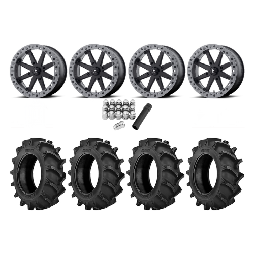 BKT TR 171 35x9.5-18 Tires on MSA M31 Lok2 Beadlock Wheels