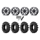 BKT TR 171 35x9.5-18 Tires on MSA M31 Lok2 Beadlock Wheels