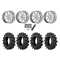 BKT TR 171 40x11.2-20 Tires on MSA M36 Switch Brushed Titanium Wheels