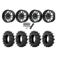 BKT TR 171 35x9.5-18 Tires on MSA M43 Fang Wheels