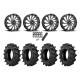 BKT TR 171 46x12.4-24 Tires on MSA M46 Blade Milled Wheels BKT TR 171 46x12.4-24 Tires on MSA M46 Blade Milled Wheels