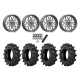 BKT TR 171 40x11.2-20 Tires on MSA M47 Sniper Gunmetal Milled Wheels