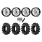 BKT TR 171 40x8.3-24 Tires on MSA M47 Sniper Machined Wheels