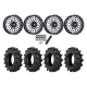 BKT TR 171 40x11.2-20 Tires on MSA M50 Clubber Machined Wheels
