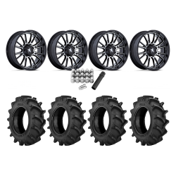 BKT TR 171 40x11.2-20 Tires on MSA M51 Thunderlips Machined Wheels