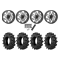 BKT TR 171 42x9.5-24 Tires on ST-3 Grey Wheels