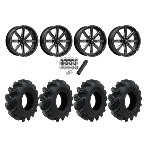 Interco Vampire EDL 30x9-14 Tires on MSA M41 Boxer Wheels