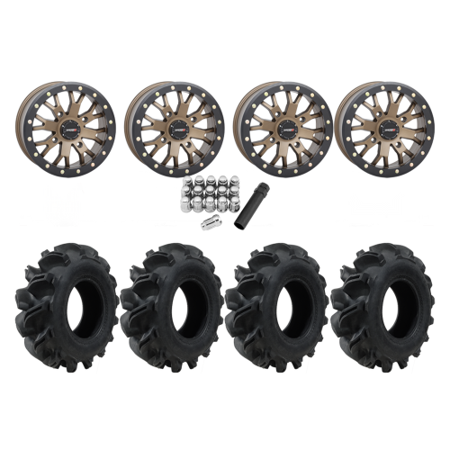 Interco Vampire EDL 28x10-14 Tires on ST-3 Bronze Wheels