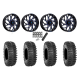 System 3 XT400 40x9.5-24 Tires on Fuel Runner Candy Blue Wheels