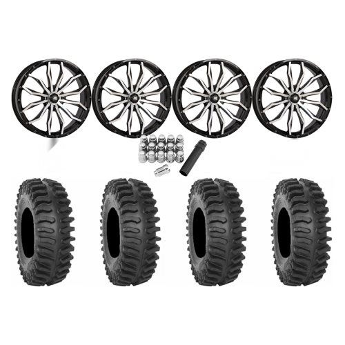 System 3 XT400 40x9.5-24 Tires on HL21 Machined Wheels