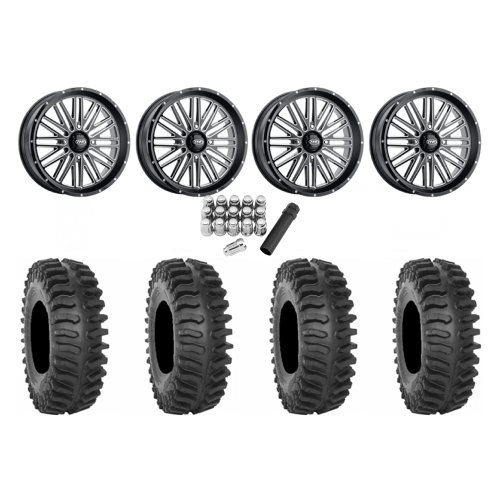 System 3 XT400 40x9.5-24 Tires on ITP Momentum Milled Wheels
