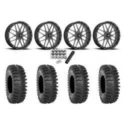 System 3 XT400 40x9.5-24 Tires on MSA M45 Portal Milled Wheels System 3 XT400 40x9.5-24 Tires on MSA M45 Portal Milled Wheels