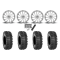 System 3 XT400 35x9.5-20 Tires on MSA M46 Blade Chrome Wheels