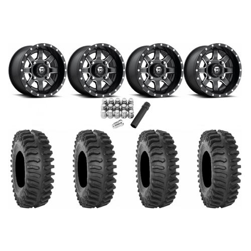 System 3 XT400 28x10-14 Tires on Fuel Maverick Wheels System 3 XT400 28x10-14 Tires on Fuel Maverick Wheels